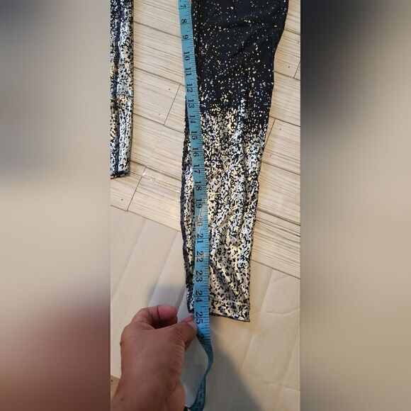 Beyond Yoga Ombre Alloys Shimmering Leggings Navy Blue Size Xs - Picture 9 of 10